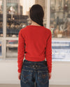 BASERANGE 25 autumn and winter layered sweater France BAS-PUTS-RC-AU25-MELOGRANO RED
